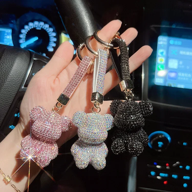 Rhinestone Bear (Gold Edges)