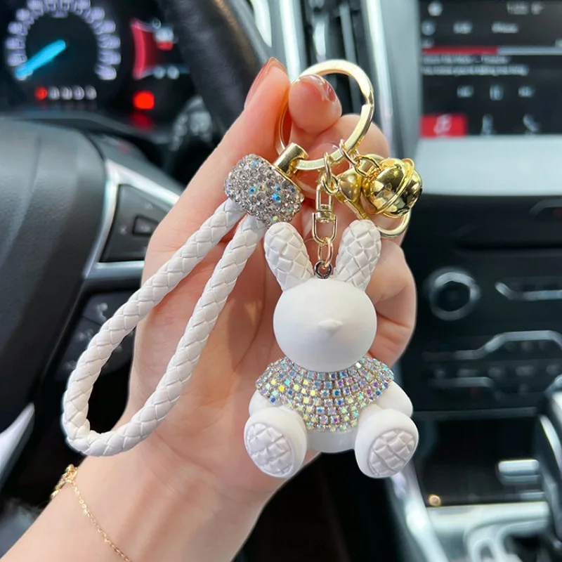 Bunny Keychain (Gold Edges)