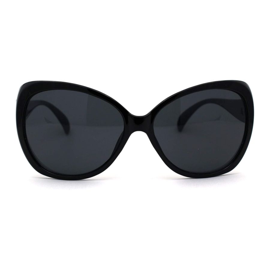 Womens Classic 90s Butterfly Designer Plastic Sunglasses