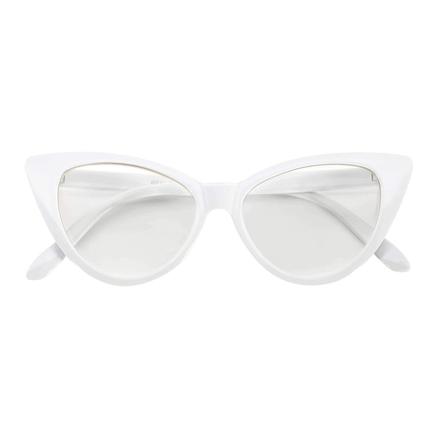 OWO Cateye Sunglasses for Women Classic Vintage High Pointed Winged Retro Design