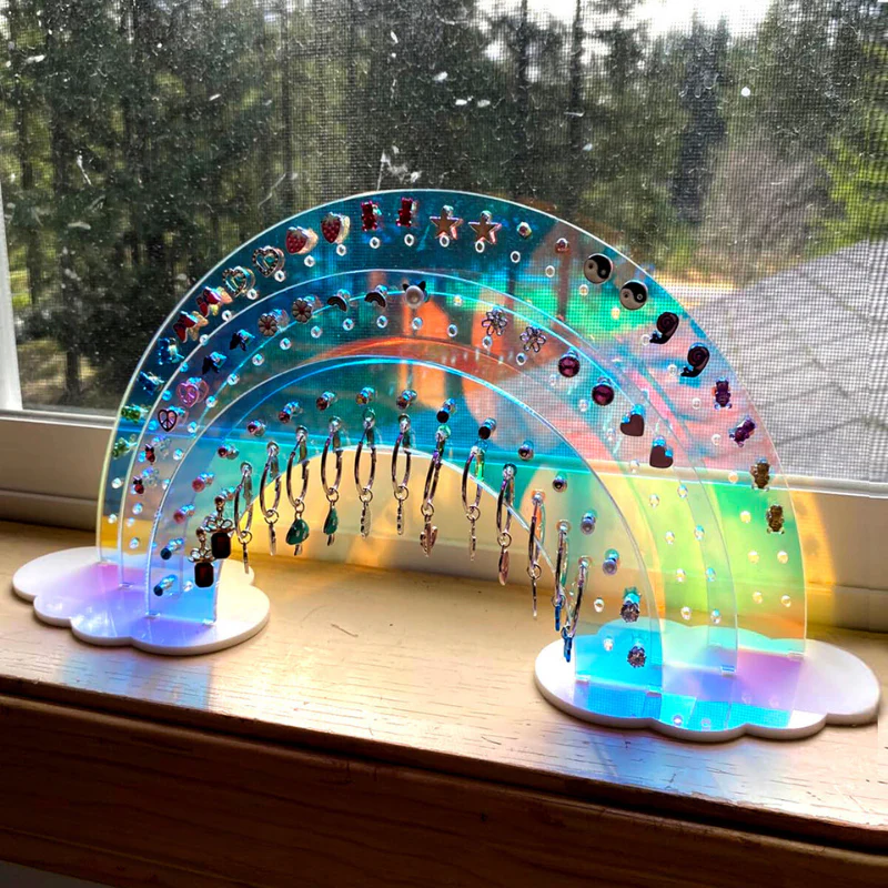 Rainbow Reflections Jewelry Stand