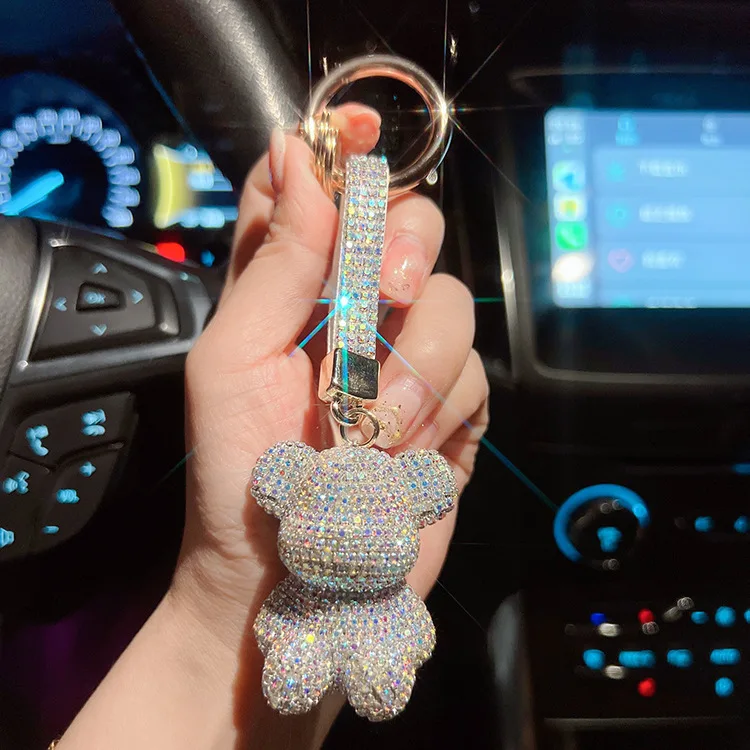 Rhinestone Bear (Gold Edges)