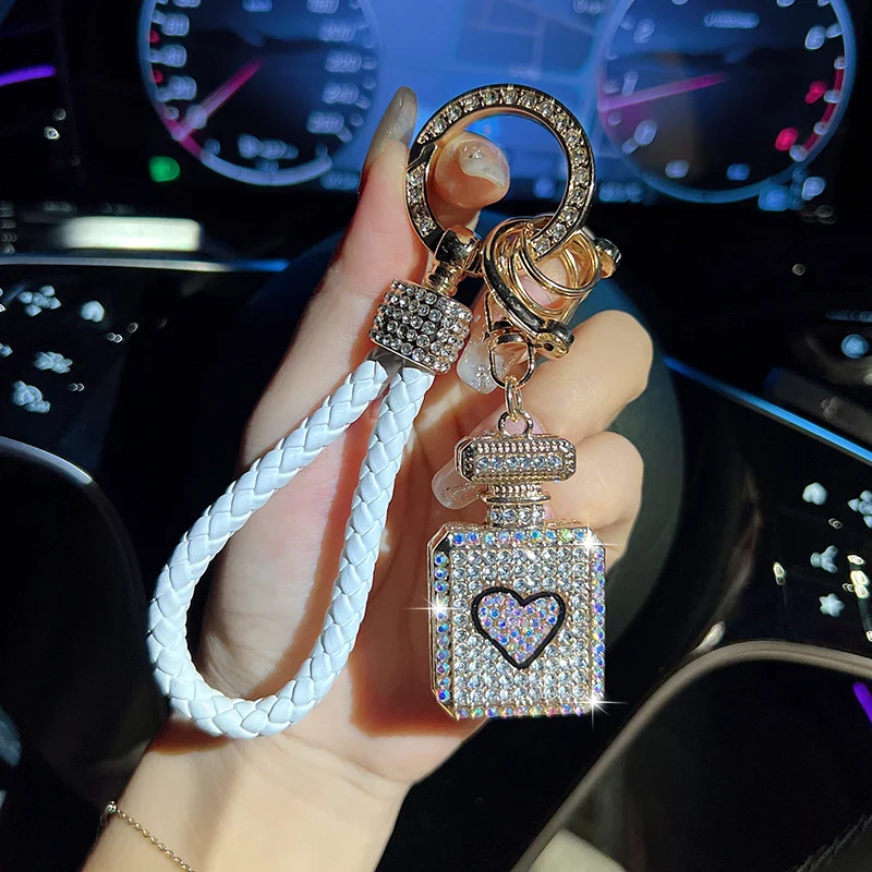 Perfume Keychain (Gold Edges)