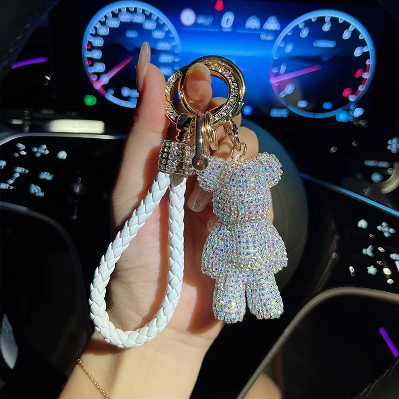 Bear Keychain (Gold Edges)