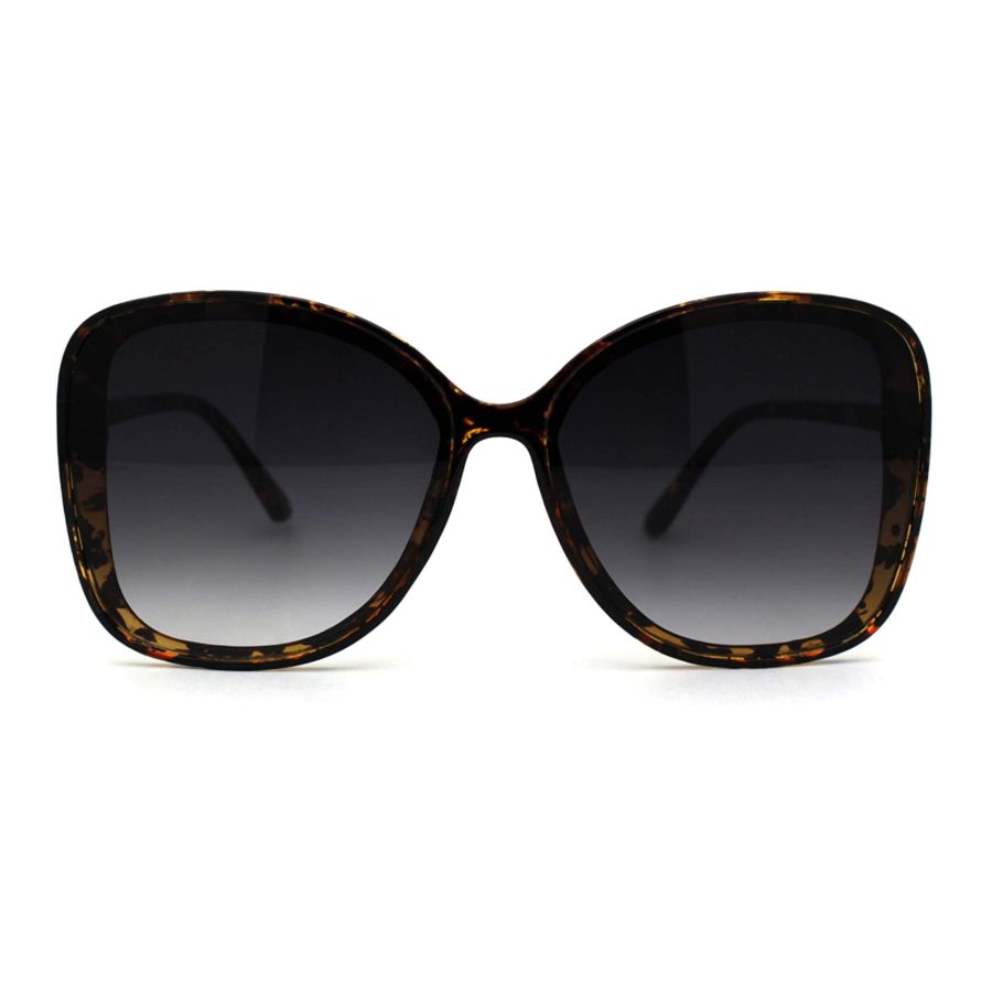 Womens Simple Classic Chic Butterfly Plastic Rim Fashion Sunglasses