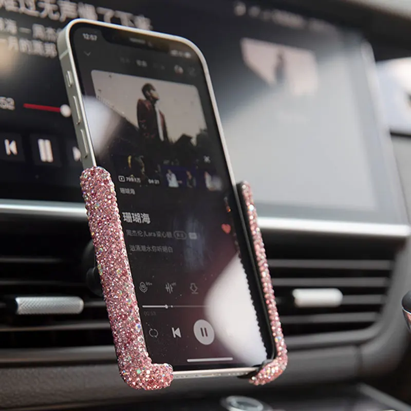 Rhinestone Phone Holder