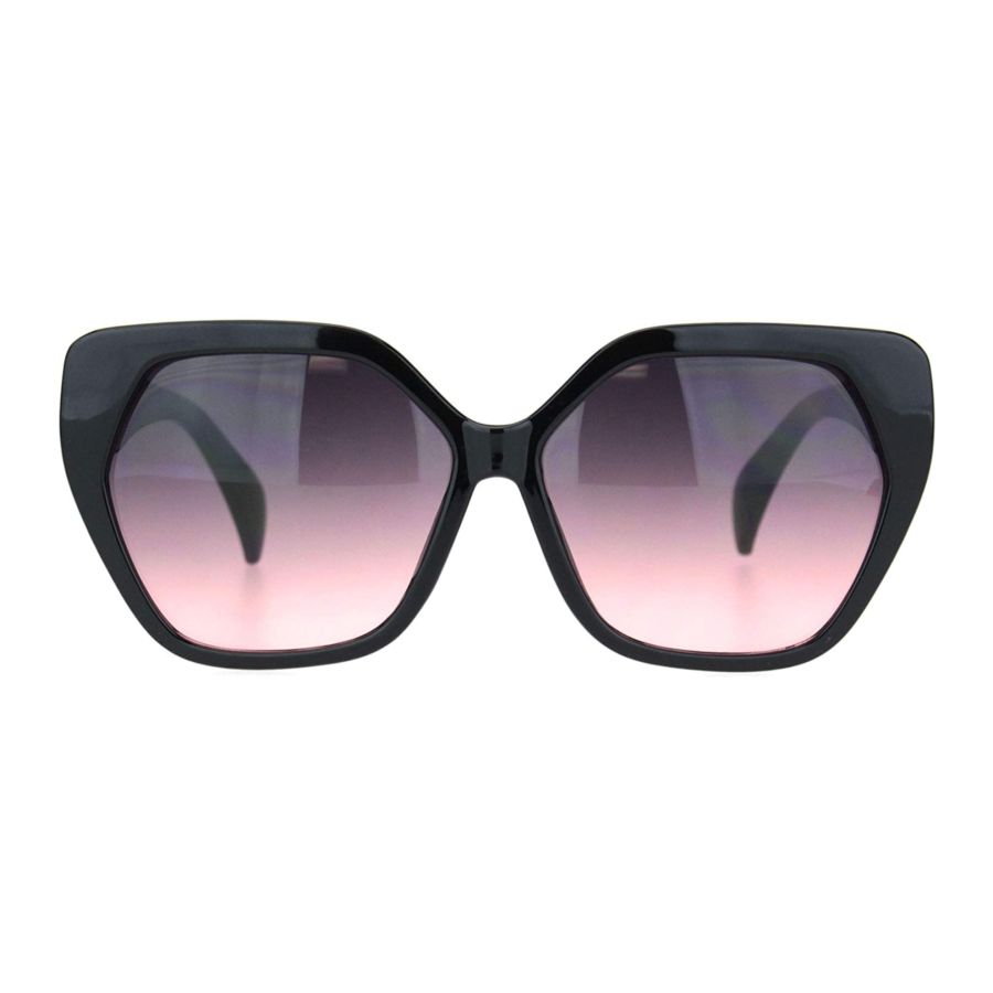 Womens Mod Plastic Squared Butterfly Chic Sunglasses