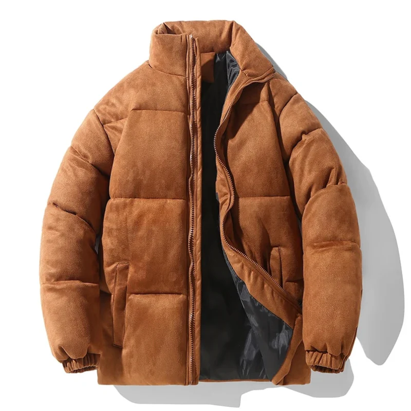 Antonios Suede Puffer Jacket