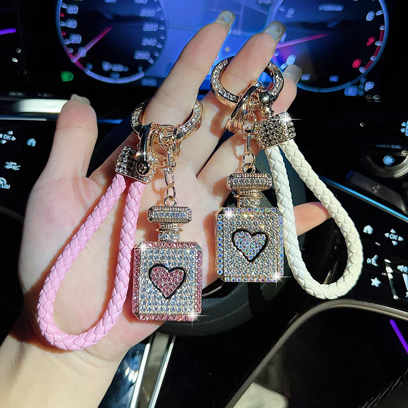 Perfume Keychain (Gold Edges)